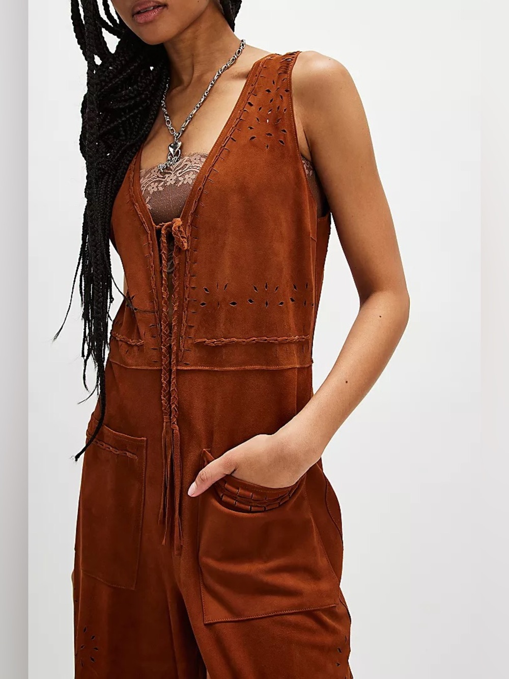 Free People x Nigel Preston Wild Forest Pantsuit - Picture 3 of 9